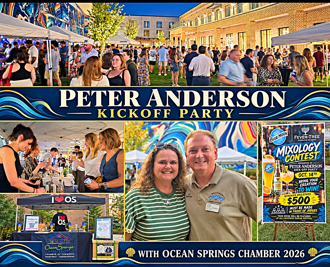 Ocean Springs Chamber Peter Anderson Kick Off Party 2026 - Reception and Mixology Contest