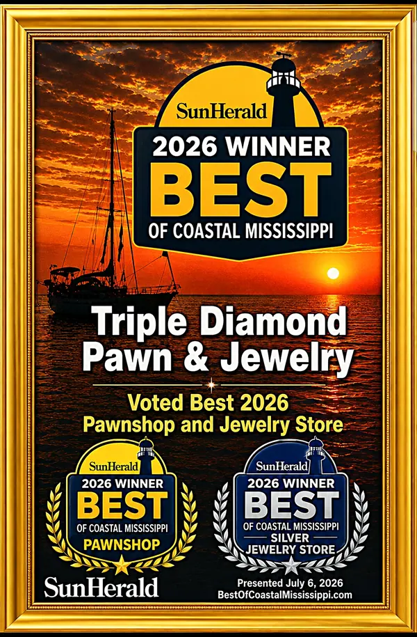 Sun Herald 2026 Winner Best of Coastal Mississippi - Triple Diamond Pawn & Jewelry