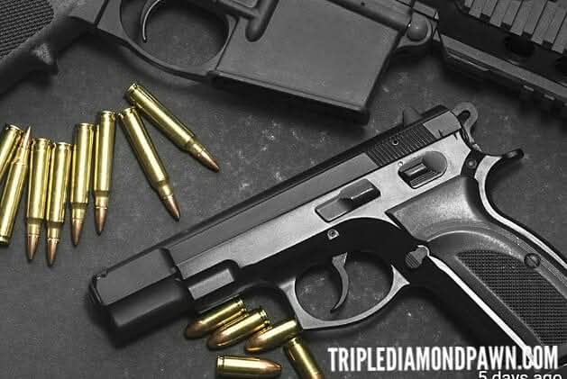 Semi-automatic pistol and ammunition at Triple Diamond Pawn